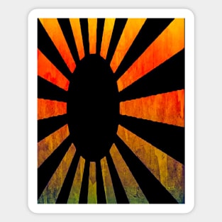 Rising sun - Asia Sticker